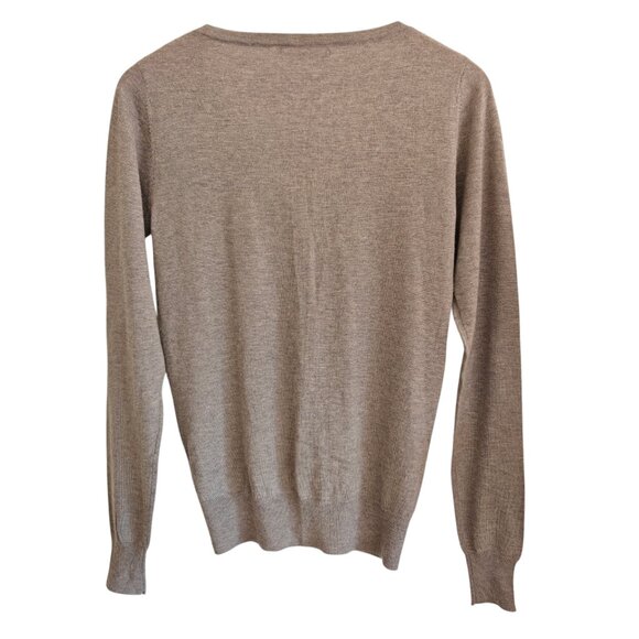 Isabelle Wen 100% Grey Cashmere Crystal Buttons Cardigan S - Picture 3 of 8